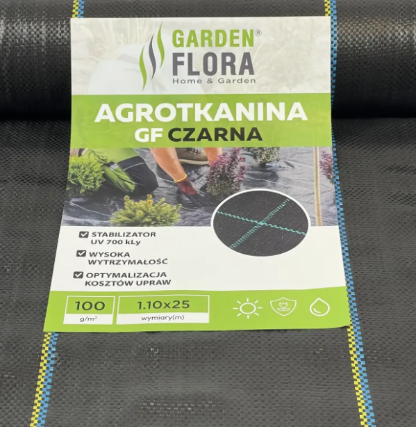 Screenshot_161 Агротканина Garden Flora 100 г/м² 3.40 х 50 м Чорна - Зображення 1