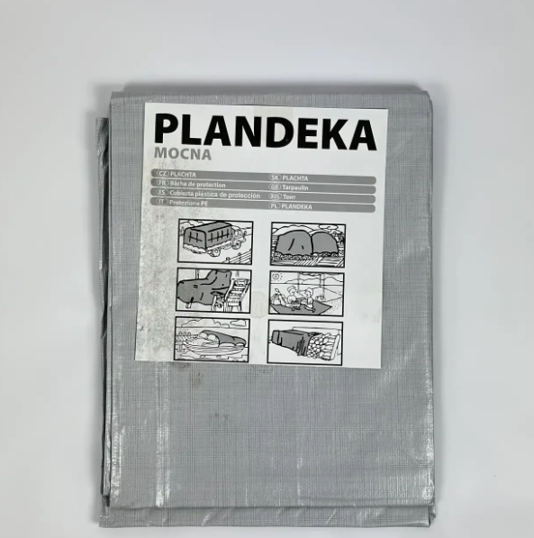 Screenshot_368 Тент Plandeka Mochnа 110 гр/м2 Сірий 2х3 м - Зображення 1